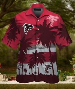 Short Sleeve Atlanta Falcons Hawaiian Shirt Button Up Tropical