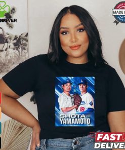 Shota Imanaga vs. Yoshinobu Yamamoto head to head for the first time as Major Leaguers shirt 2 Shota Imanaga vs. Yoshinobu Yamamoto head to head for the first time as Major Leaguers shirt