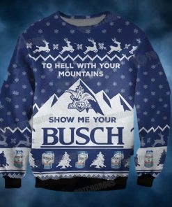 Show Me Your Busch Light Beer Ugly Sweater Christmas Gift