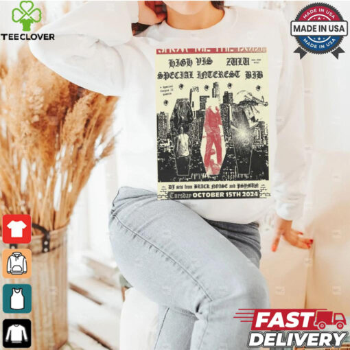 Show me the body at the belasco in los angeles on october 15 2024 shirt