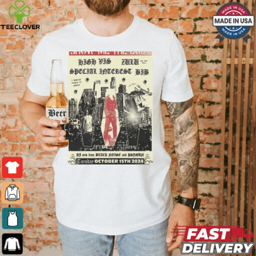 Show me the body at the belasco in los angeles on october 15 2024 shirt