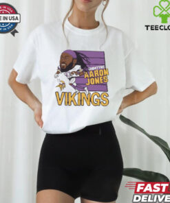 Showtyme Aaron Jones Minnesota Vikings caricature shirt 2 Showtyme Aaron Jones Minnesota Vikings caricature shirt