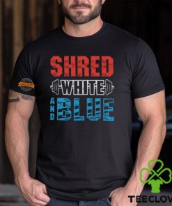 Shred White And Blue Shirt
