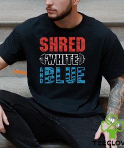 Shred White And Blue Shirt