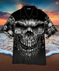 Shredder Skull Aloha Hawaiian Shirts For Men For Women