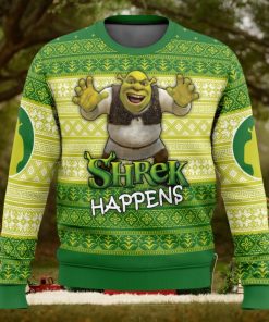 Shrek Happens Ugly Christmas Sweater