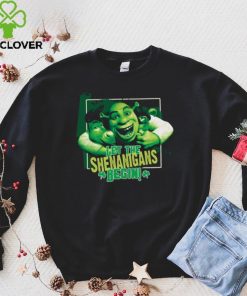 Shrek Mad Engine Let the Shenanigans Begin St. Paddy’s Day Graphic T Shirt