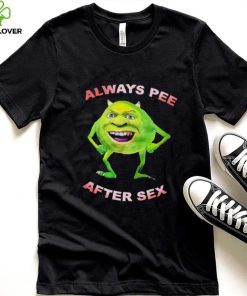 Shrek Wazowski always pee after sex art shirt