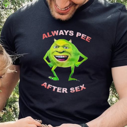 Shrek Wazowski always pee after sex art hoodie, sweater, longsleeve, shirt v-neck, t-shirt