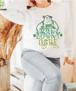 Shrek one lucky ogre clover St. Patrick’s Day graphic shirt