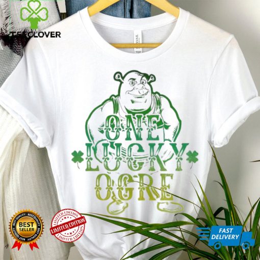 Shrek one lucky ogre clover St. Patrick’s Day graphic hoodie, sweater, longsleeve, shirt v-neck, t-shirt