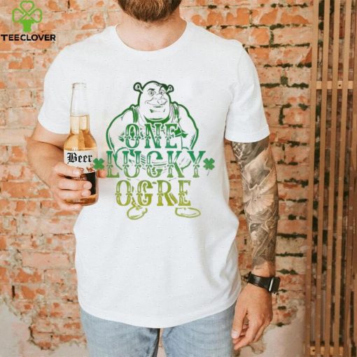 Shrek one lucky ogre clover St. Patrick’s Day graphic hoodie, sweater, longsleeve, shirt v-neck, t-shirt