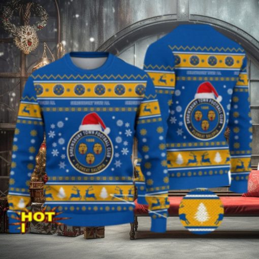 Shrewsbury Town 3D Ugly Christmas Sweater For Men And Women Sport Fans