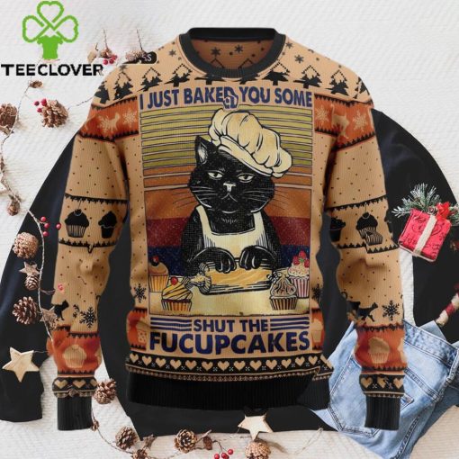 Shut The Fucupcakes Christmas, Ugly Christmas Sweater Sweatshirt