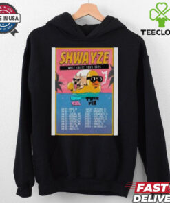 Shwayze West Coast 2025 Tour Poster T Shirt 2 Shwayze West Coast 2025 Tour Poster T Shirt
