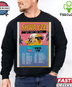 Shwayze West Coast 2025 Tour Poster T Shirt 3 Shwayze West Coast 2025 Tour Poster T Shirt
