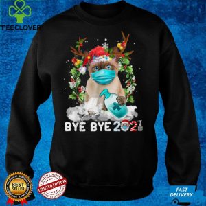 Siamese Cat Christmas Face Mask Bye Bye 2021 Xmas Kitten T Shirt