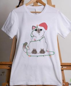 Siamese Cat Christmas Lights Shirt