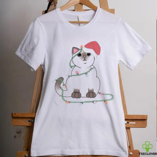 Siamese Cat Christmas Lights Shirt