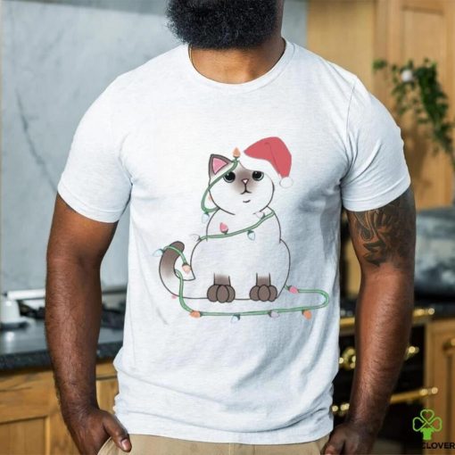 Siamese Cat Christmas Lights Shirt