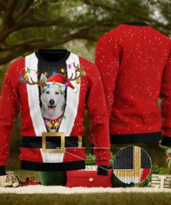 Siberian Husky Christmas Ugly 3D Sweater Gift For Men And Women