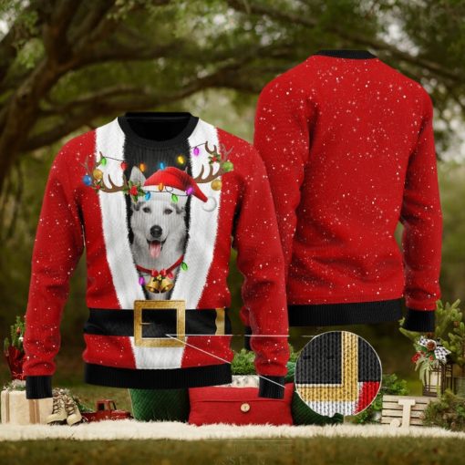 Siberian Husky Christmas Ugly 3D Sweater Gift For Men And Women