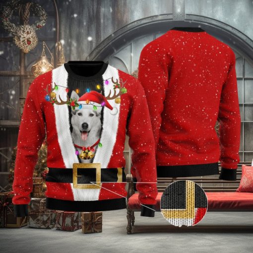 Siberian Husky Christmas Ugly 3D Sweater Gift For Men And Women