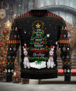 Siberian Husky Christmas Ugly Sweater