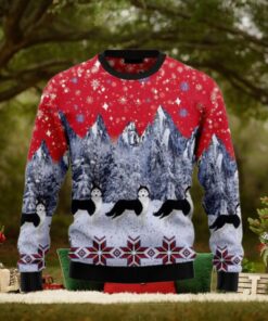 Siberian Husky Snow Ugly Christmas Sweater