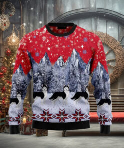 Siberian Husky Snow Ugly Christmas Sweater