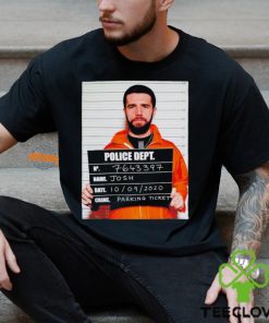 Sidemen Josh police dept mugshot shirt