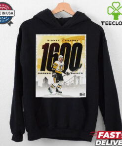 Sidney Crosby Pittsburgh Penguins NHL 1600 Career Points On The Power Play Poster t hoodie, sweater, longsleeve, shirt v-neck, t-shirt