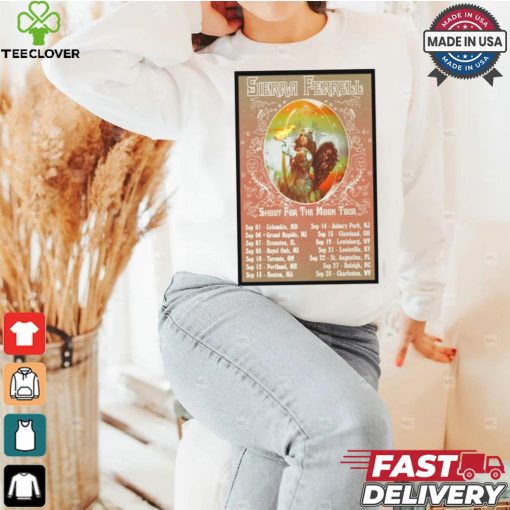 Sierra Ferrell Shoot For The Moon Tour 2024 Limited Edition Poster T Shirt