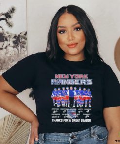 Signatures New york rangers fan hockey thank you for the great 2024 season shirt
