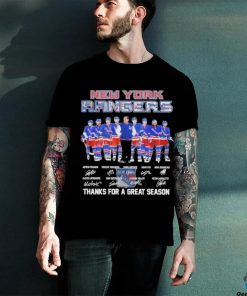 Signatures New york rangers fan hockey thank you for the great 2024 season shirt