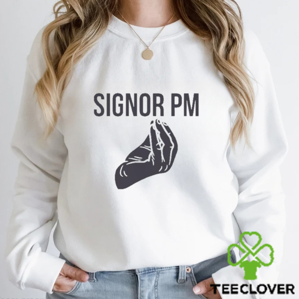 Signor Pm Hand Gesture shirt Signor Pm Hand Gesture shirt