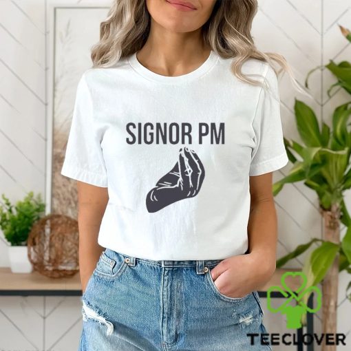 Signor Pm Hand Gesture shirt