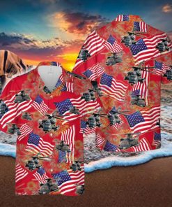 Sikorsky MH 53 Pave Low 4th July Hawaiian Shirt