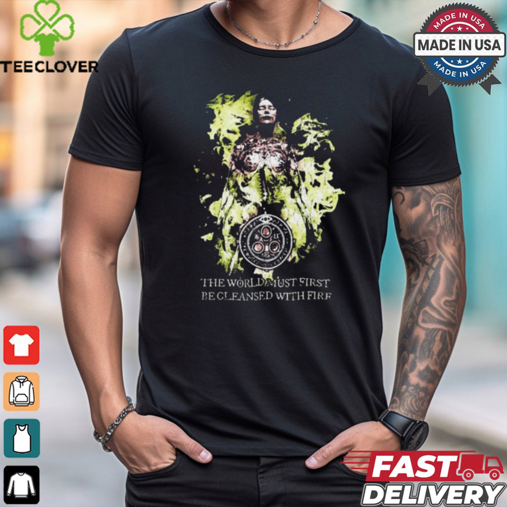 Silent Hill 3 The World Must First Be Cleaned With Fire Shirt Silent Hill 3 The World Must First Be Cleaned With Fire Shirt
