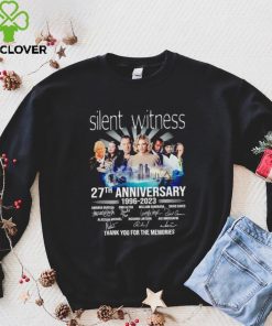 Silent Witness 27th anniversary 1996 2023 thank you for the memories signatures shirt