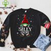 Silly Gnome Buffalo Plaid Matching Family Christmas Pajama T Shirt