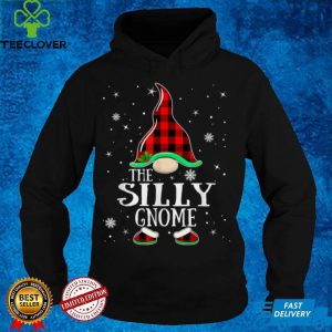 Silly Gnome Buffalo Plaid Matching Family Christmas Pajama T Shirt