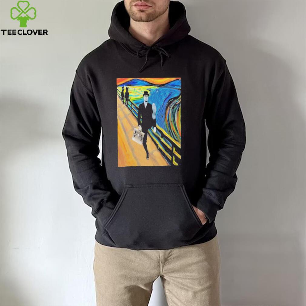 Silly walk van gogh The Scream t shirt Silly walk van gogh The Scream t shirt