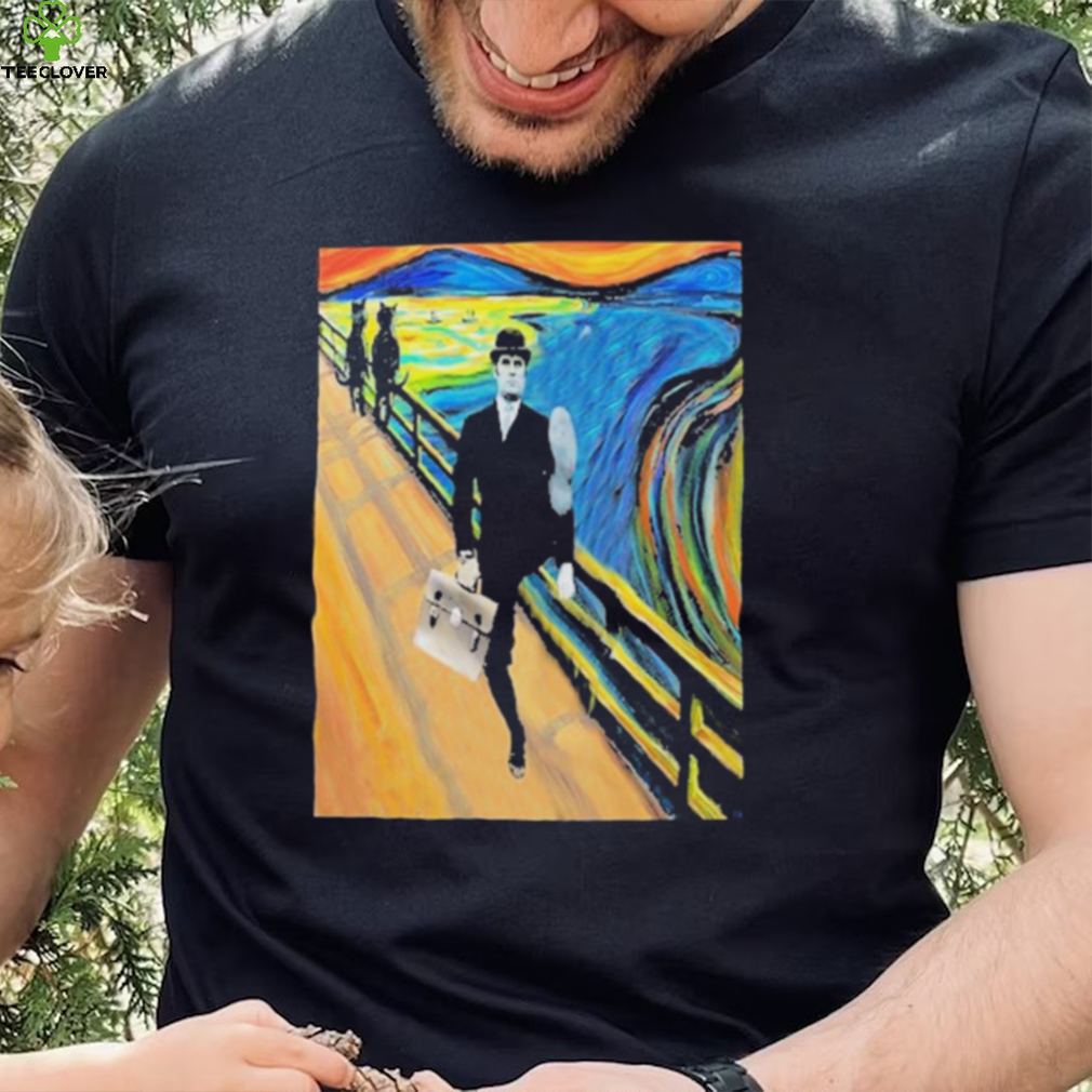 Silly walk van gogh The Scream t shirt Silly walk van gogh The Scream t shirt