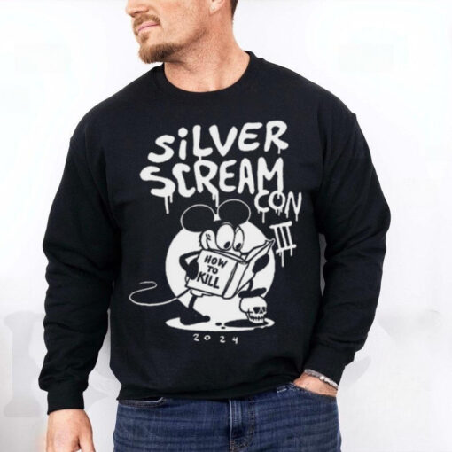 Silver Scream Con III Mouse 2024 t hoodie, sweater, longsleeve, shirt v-neck, t-shirt