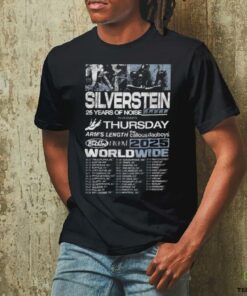 Silverstein 25 Years Of Noise Tour Dates 2025 Fan Gifts Classic T Shirt