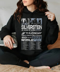 Silverstein 25 Years Of Noise Tour Dates 2025 Fan Gifts Classic T Shirt