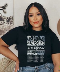Silverstein 25 Years Of Noise Tour Dates 2025 Fan Gifts Classic T Shirt