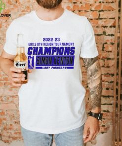 Simon Kenton Lady Pioneers 2022 23 Girls 8th Region Tournament Champions Shirt