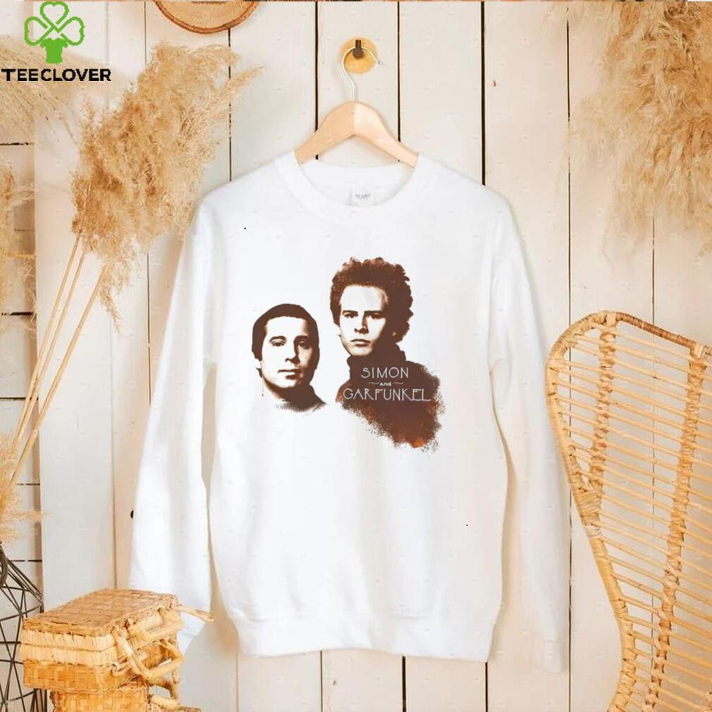 Simon and Garfunkel faces slim shirt